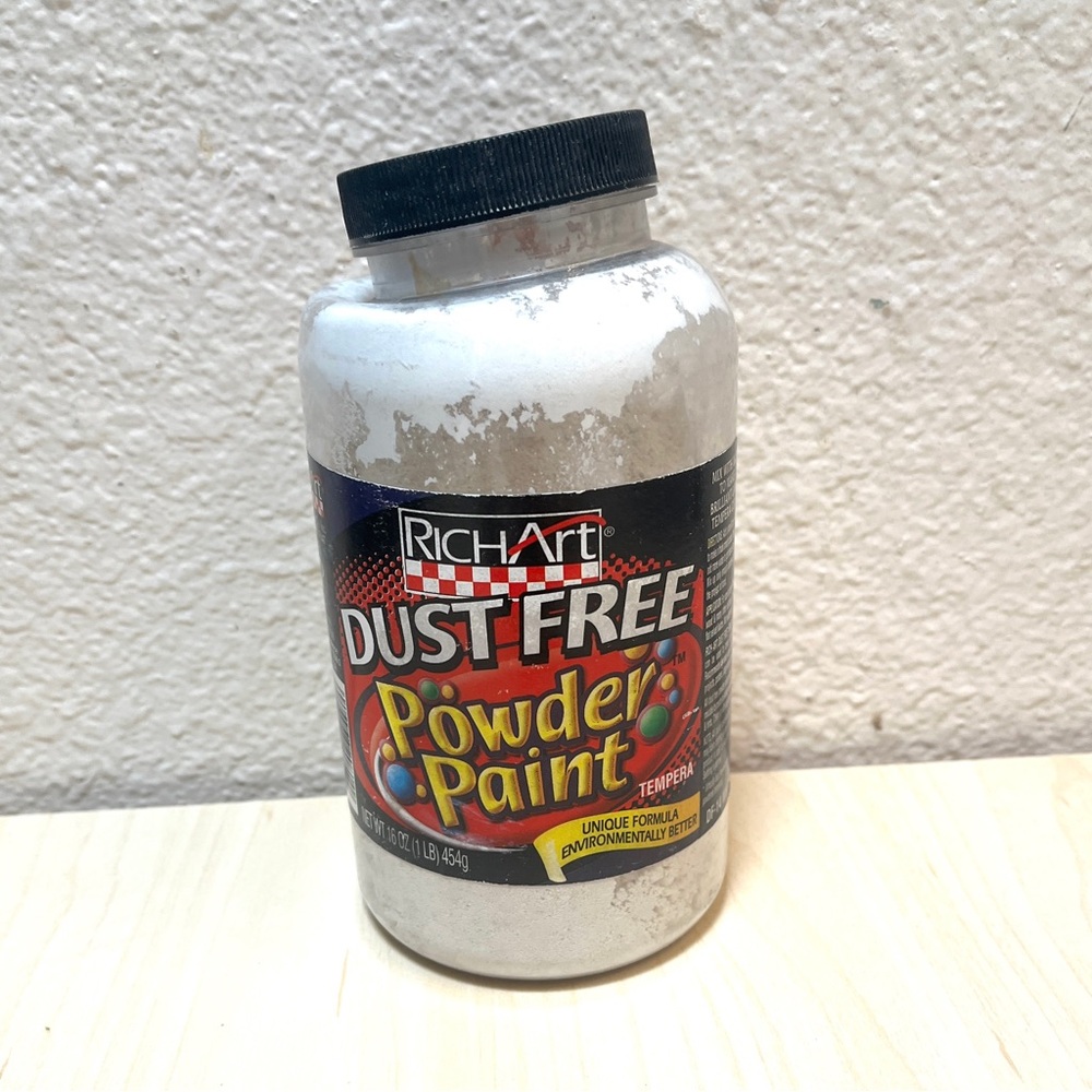 Dust-Free White Powder Tempera Paint- AP nontoxic-
